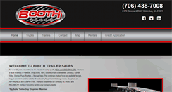 Desktop Screenshot of boothtrailersales.com